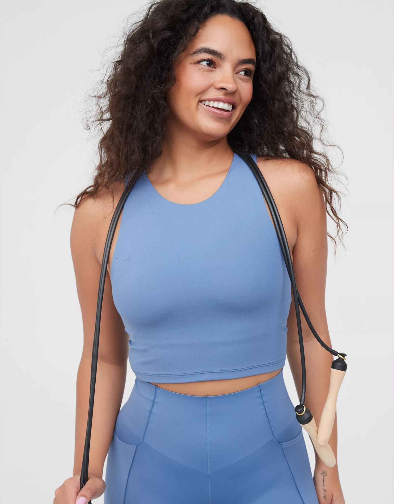 OFFLINE By Aerie Real Me Xtra High Neck Sports Bra | Aerie