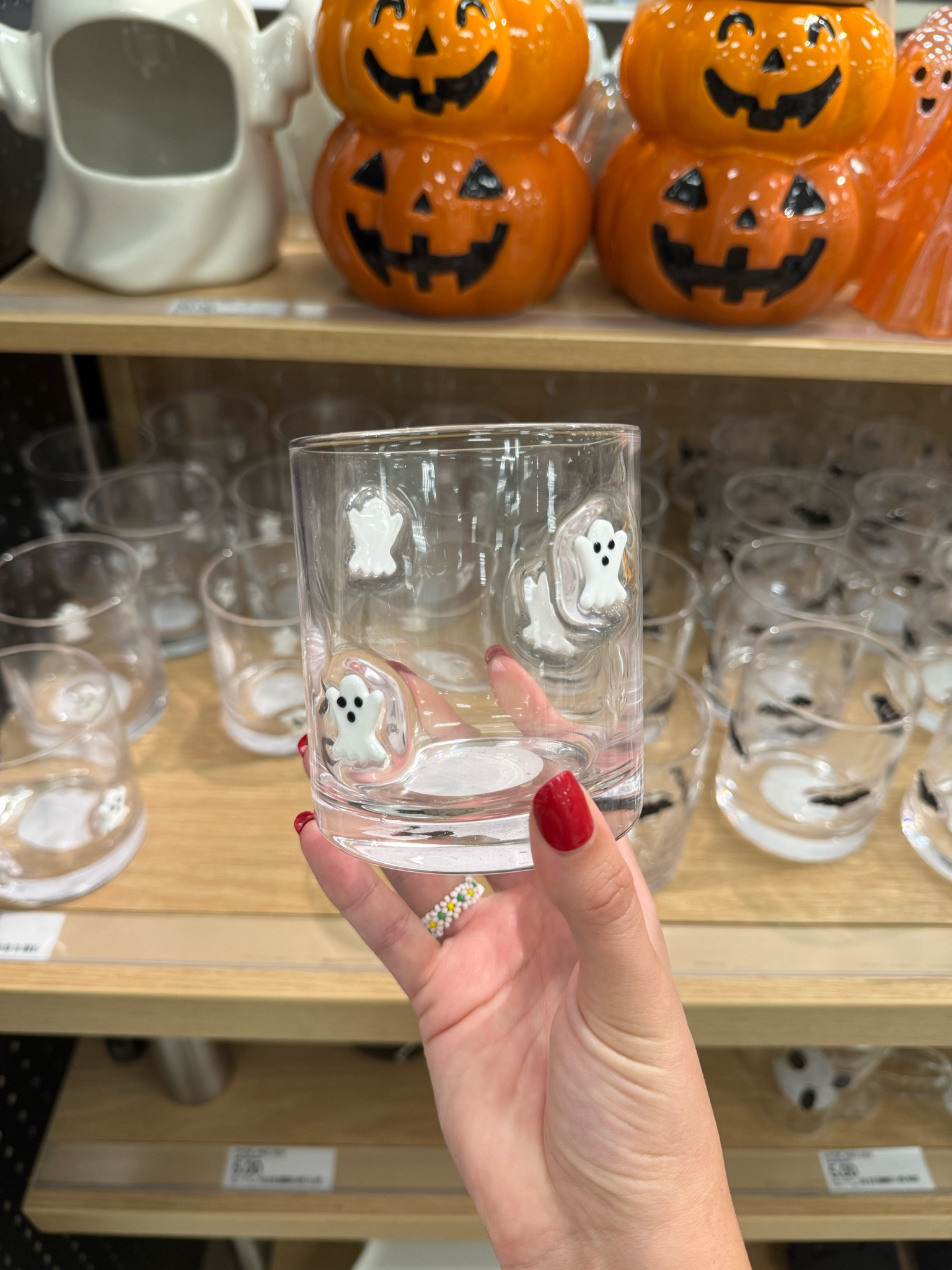 Ghost glasses

Halloween decor Halloween home decor spooky decor Target finds Target home glassware

#LTKSeasonal #LTKHome #LTKmomlife