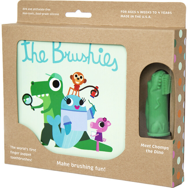 Chomps the Dino Toothbrush with Book | Maisonette