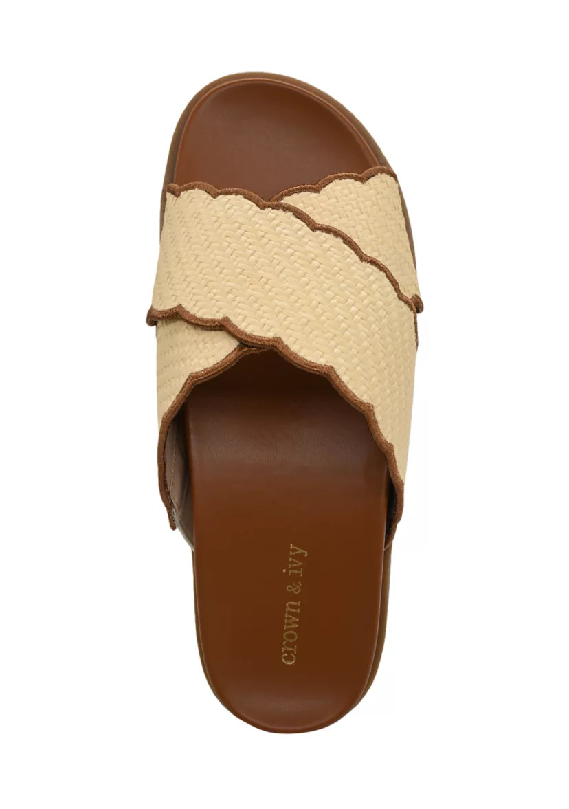 Clara Scalloped Footbed Sandals | Belk