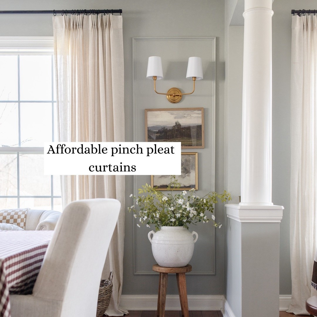 Love these affordable linen pinch pleat curtains from Amazon! Also come lined!
Amazon home decor, window treatments, affordable decor 

#LTKHome #LTKFindsUnder50