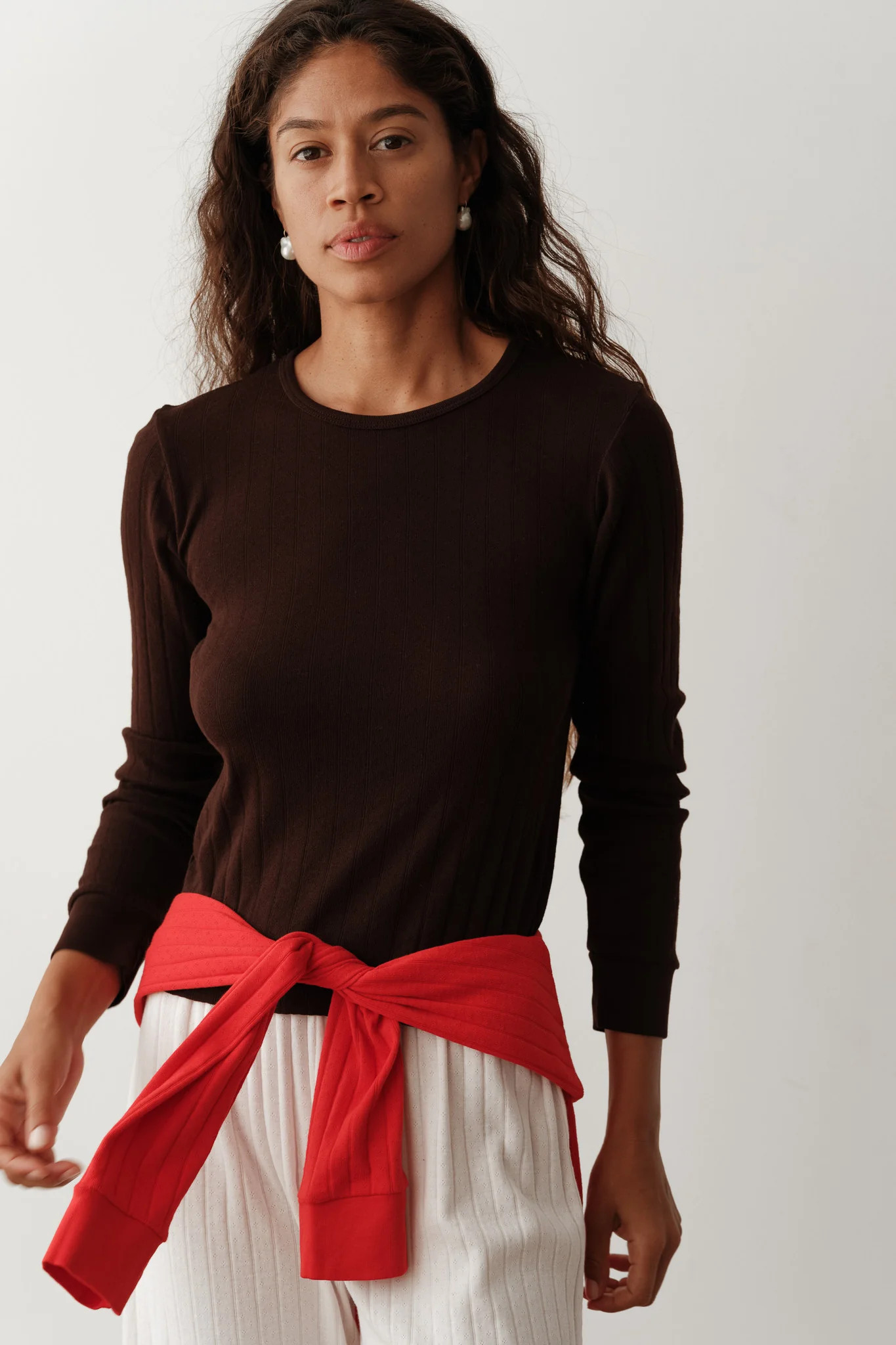 The Pointelle Long Sleeve | DONNI.