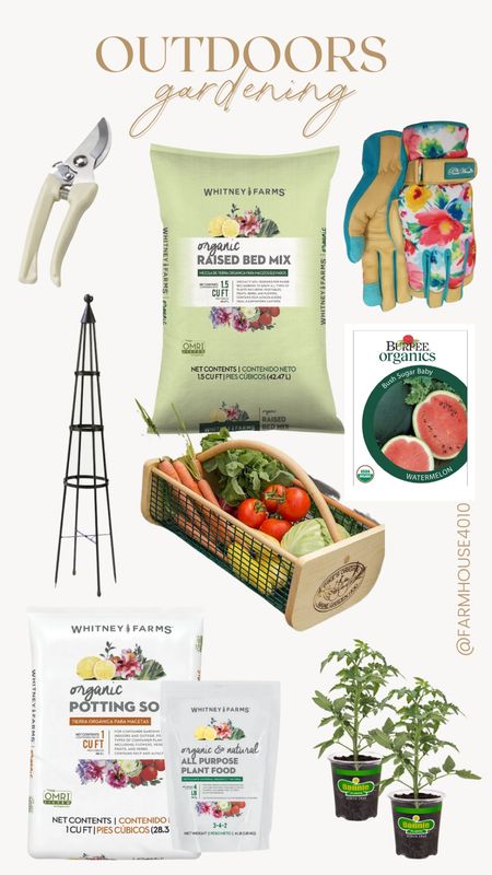 When it comes to gardening necessities, I can always find everything I need at @walmart #walmartpartner From organic soil, arches and trellises, seeds, and tools, Scotts at Walmart truly has it all! To shop my favorite #Walmart items, pictured here, visit


#LTKSeasonal #LTKhome #LTKunder50