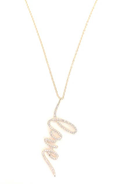 Love Script Pendant- Pre Order | The Styled Collection