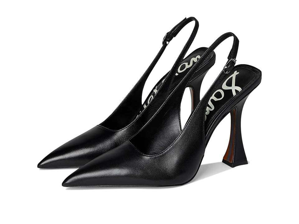 Sam Edelman Odette High Women's Heels Black Smooth Leather : 10 M | Zappos