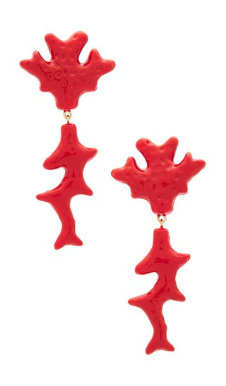 Coral Earrings in Orange | Revolve Clothing (Global)