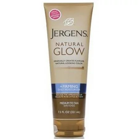 Jergens Natural Glow Daily Moisturizer Firming Medium/Tan Skin Tones 7.5 oz | Walmart (US)