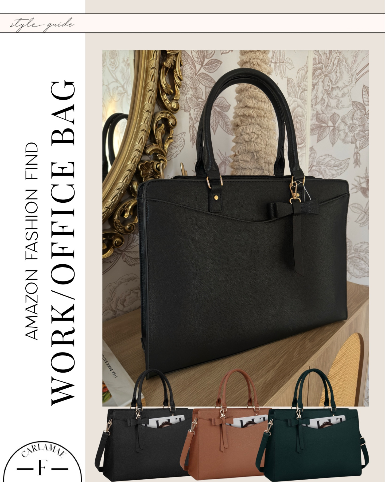 Office bag under $40, laptop bag under $40. Faux leather bag. Travel bag. Travel accessories. Work bag. Black purse. 

#LTKFindsUnder50 #LTKItBag #LTKWorkwear