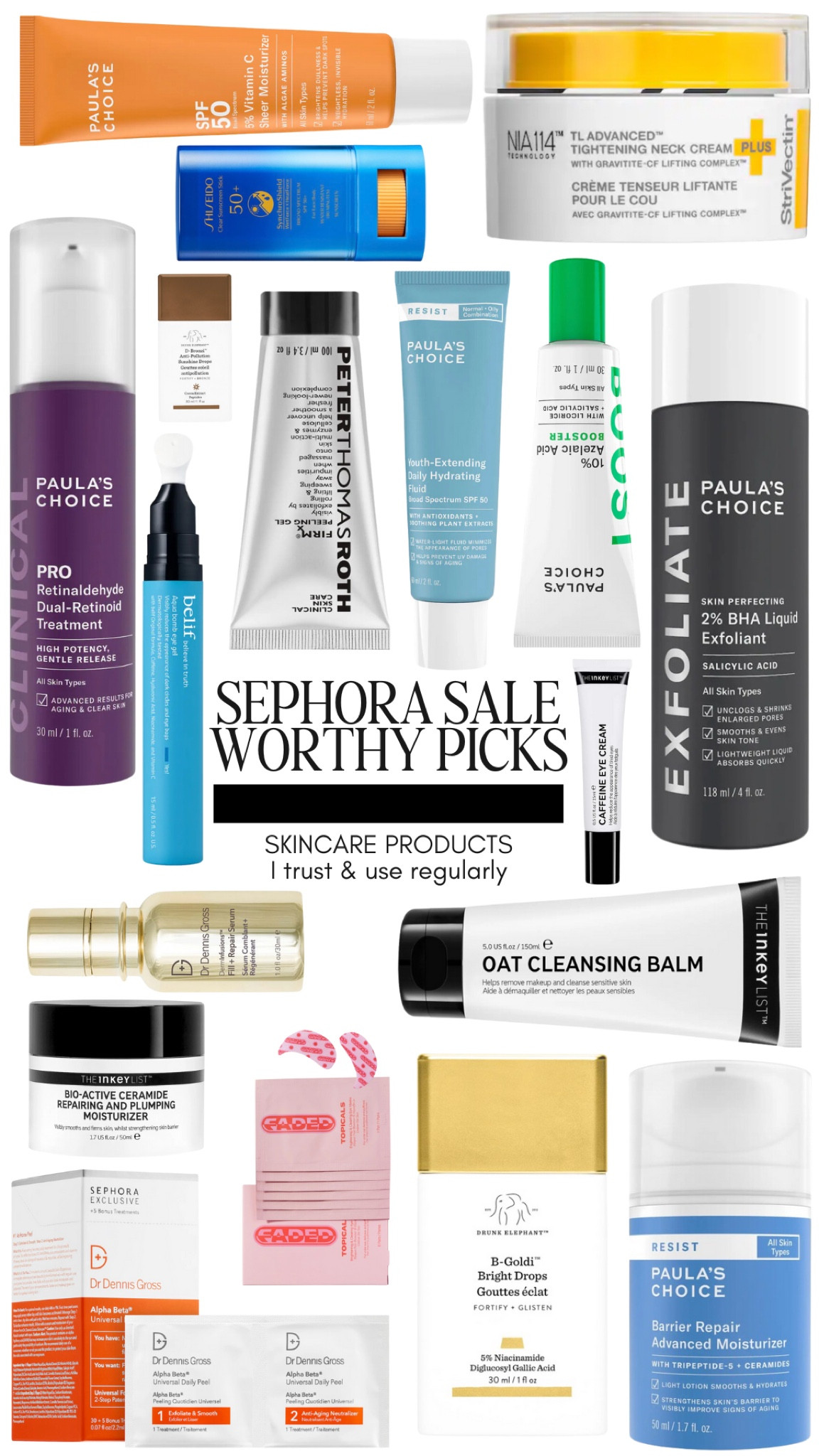 SEPHORA SALE WORTHY SKINCARE PICKS

I use these serums, cleansers, exfoliants, sunscreens, neck cream, gel eye patches, natural deodorant, moisturizers, body wash, eye creams.

Best Sephora savings event picks 

#LTKbeauty #LTKxSephora #LTKfindsunder50

#LTKBeauty #LTKSaleAlert