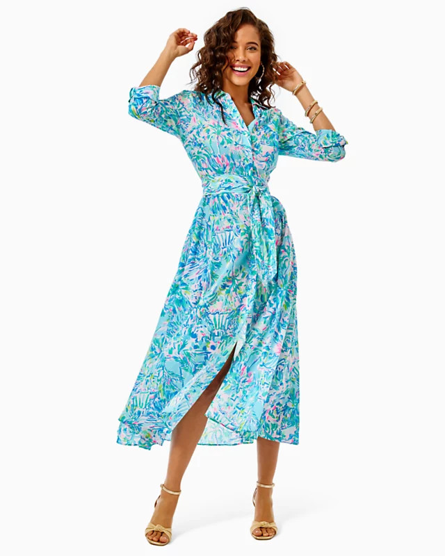 Kalina Midi Shirtdress | Lilly Pulitzer