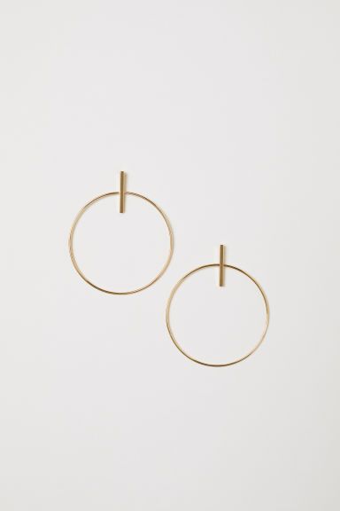 H & M - Hoop Earrings - Gold | H&M (US + CA)