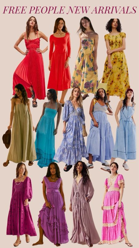 Get ready for spring and summer with these beautiful new dresses from Free People! Everything I linked comes in multiple colors, and most come in sizes S-XL. 
………………….
summer wedding guest dress spring wedding guest dress wedding guest dress under $200 wedding guest dress under $100 floral dress maxi dress midi dress beach dress resort dress resort wear vacation dress lace dress dress with flowers strapless dress smocked dress flowy dress oversized dress denim dress tie strap dress free people dupe free people dress dupe free people dupes free people new arrivals spaghetti strap dress puff sleeve dress dress with sleeves bohemian dress plus size dress summer wedding dress casual wedding dress blue dress red dress pink dress purple dress yellow dress bright dress colorful dress

#LTKwedding #LTKtravel #LTKbump