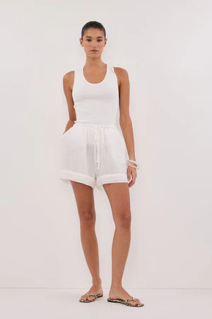 KAI WHITE RAMIE SHORT | DISSH