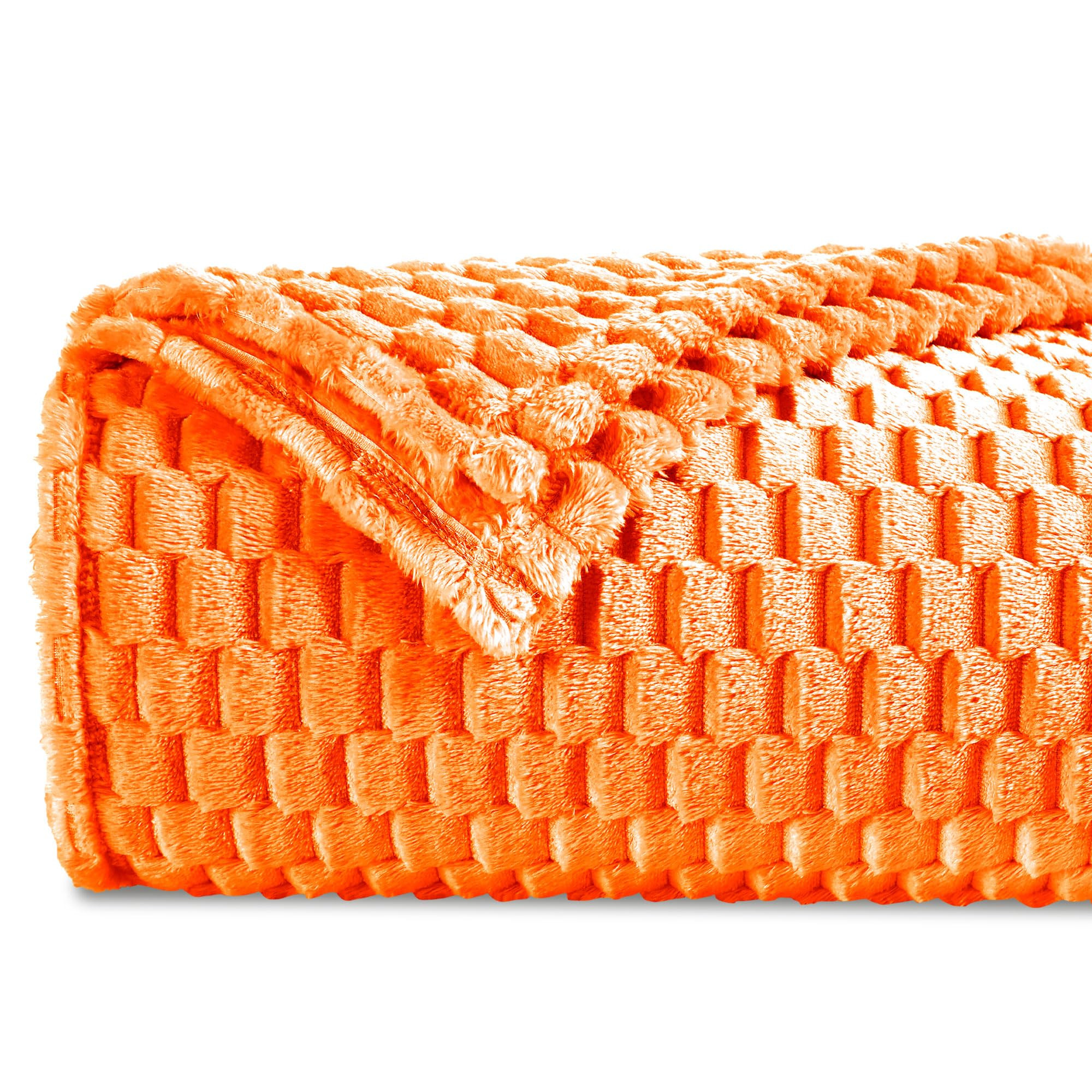 Decorative Soft Plush Fleece Throw Blanket for Couch Sofa 50" x 60", Luxury Shaggy Lightweight 3D... | Amazon (US)