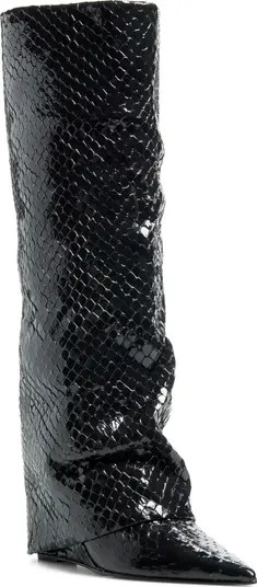 Paley Snake Embossed Boot (Women) | Nordstrom Rack
