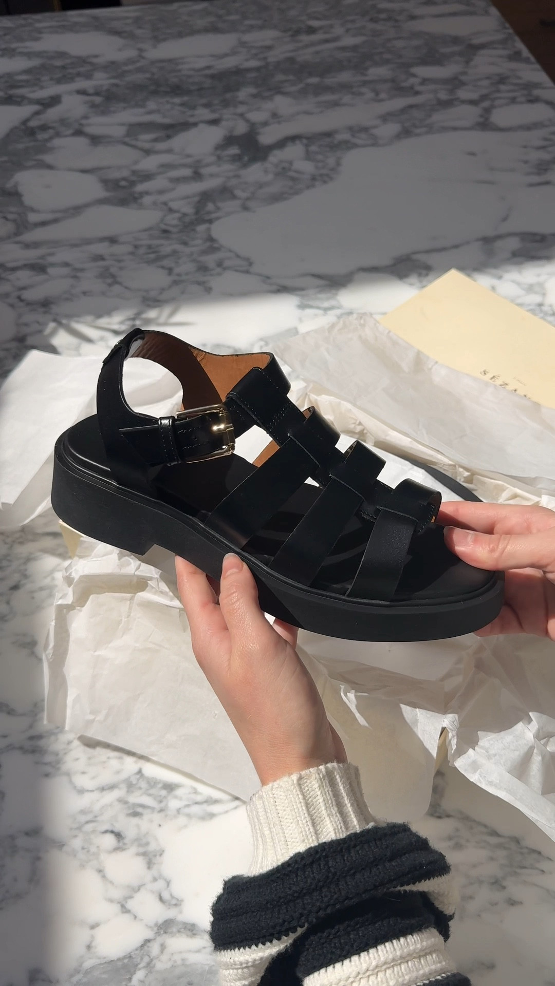 Low Aly Sandals - Smooth Black - … curated on LTK