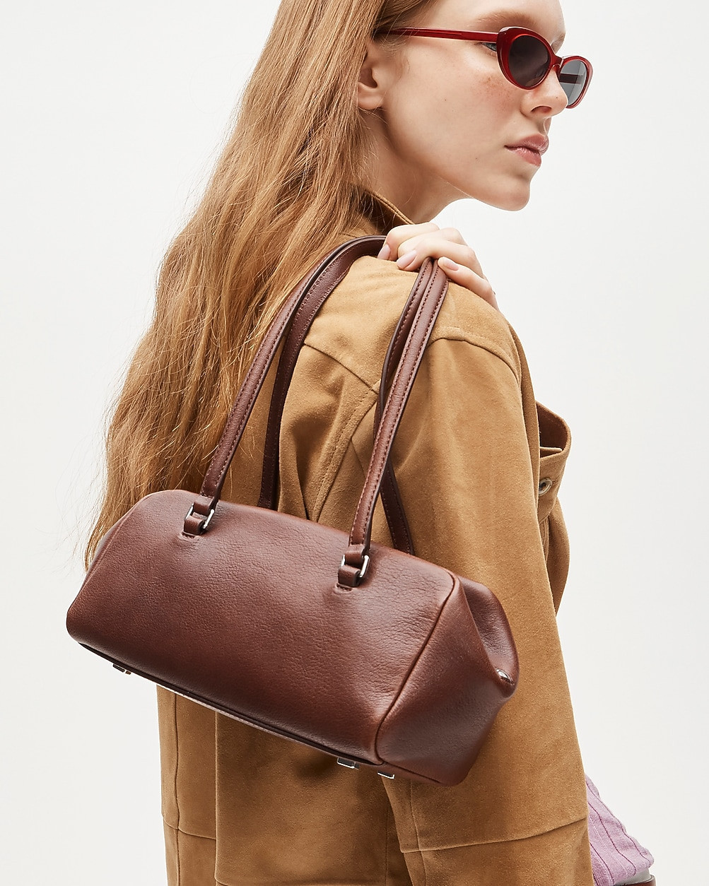 Delphine shoulder bag in novelty leather | J. Crew US