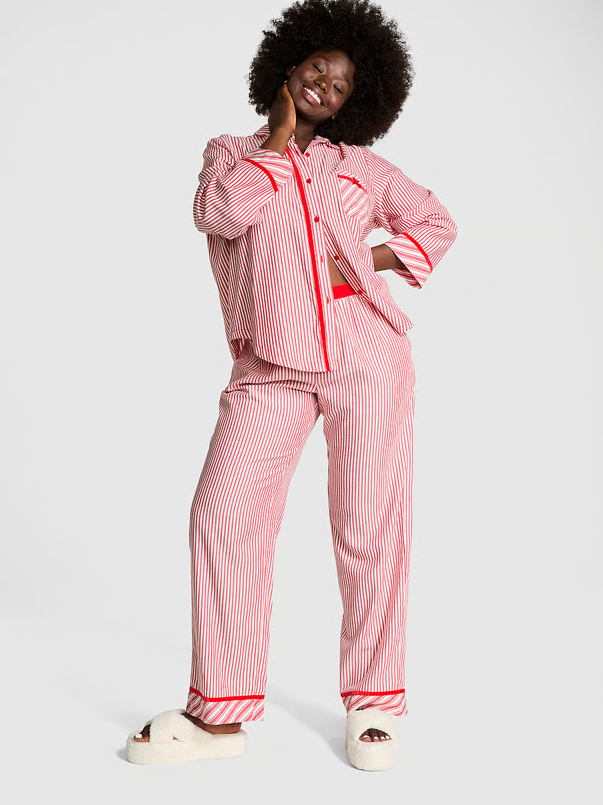 Buy Flannel Long Pajama Set - Order Pajamas Sets online 1125531200 - PINK US | Victoria's Secret (US / CA )