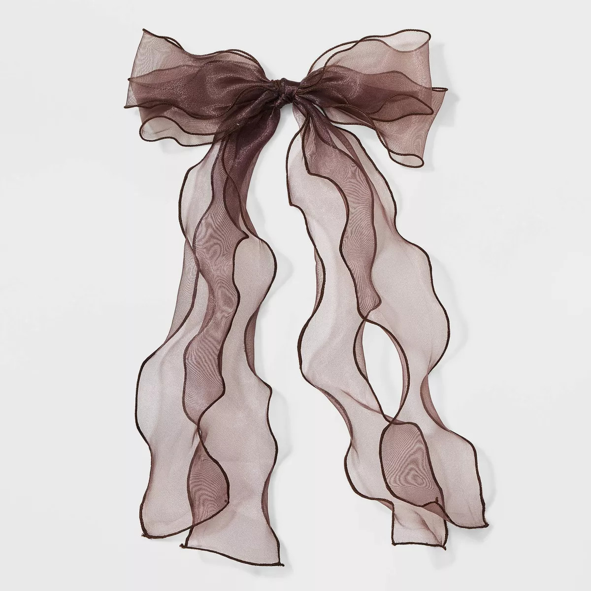 Double Tails Bow Hair Barrette - Wild Fable™ Brown | Target