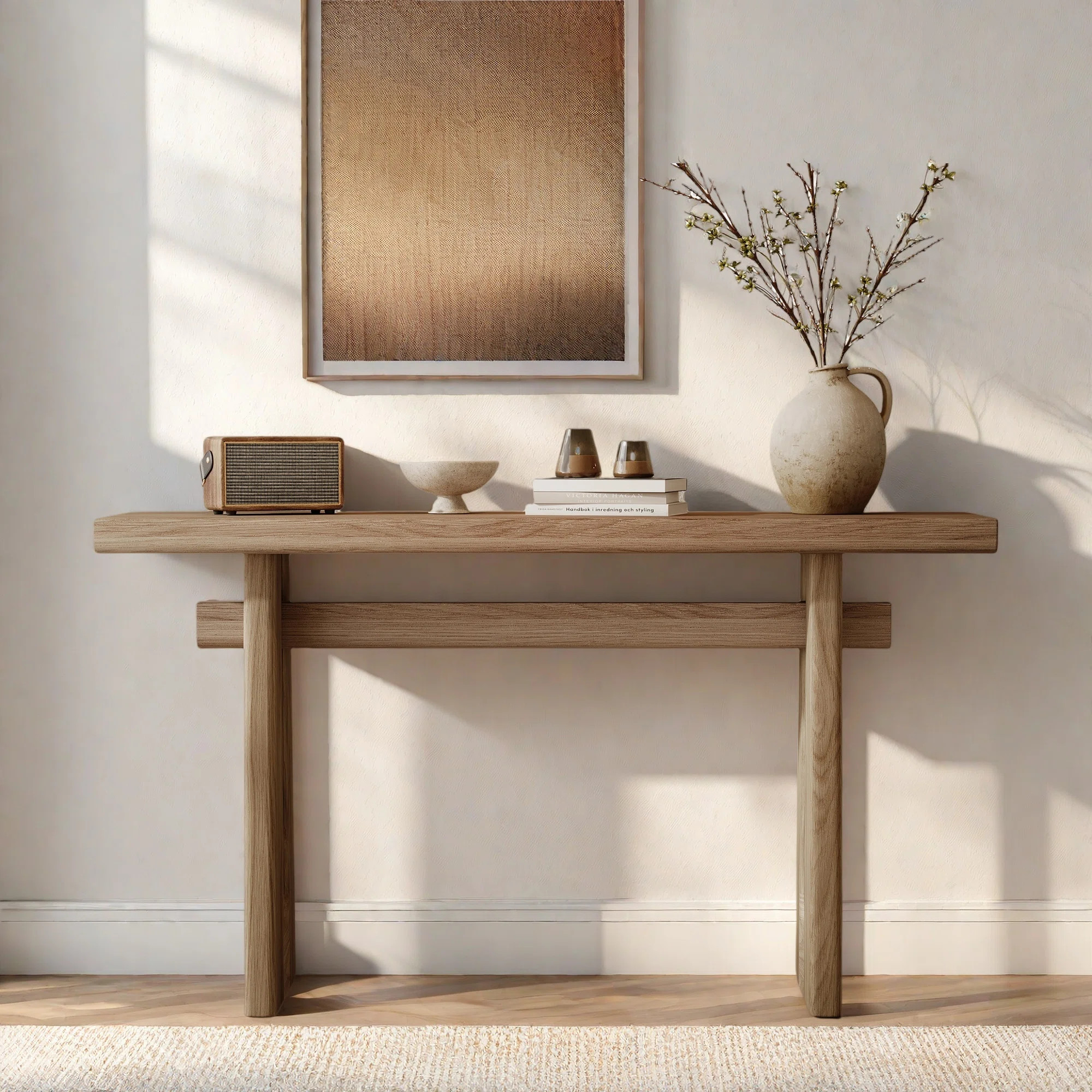 Latitude Run® Elegant Console Table With Geometric Silhouette | Wayfair | Wayfair North America