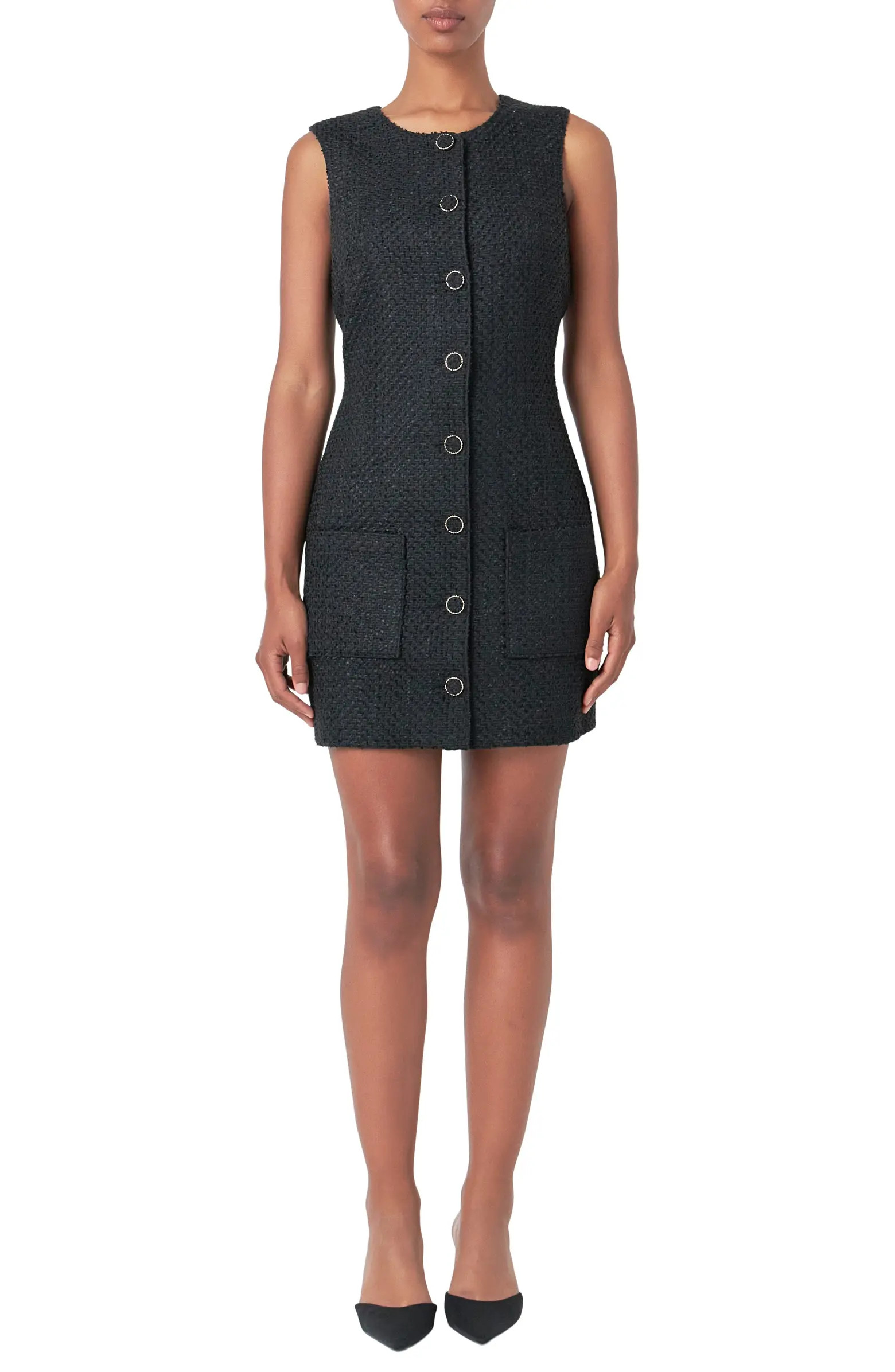 Sleeveless Tweed Minidress | Nordstrom