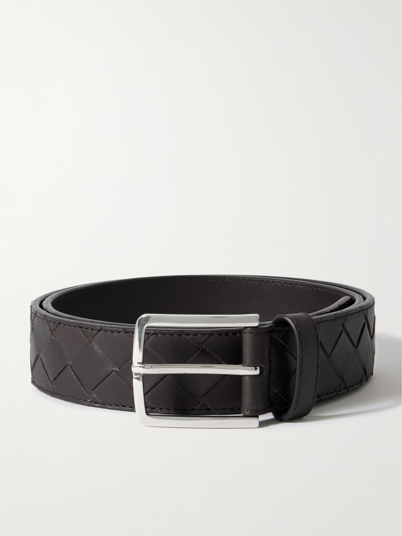 3.5cm Intrecciato Leather Belt | Mr Porter (EMEA)