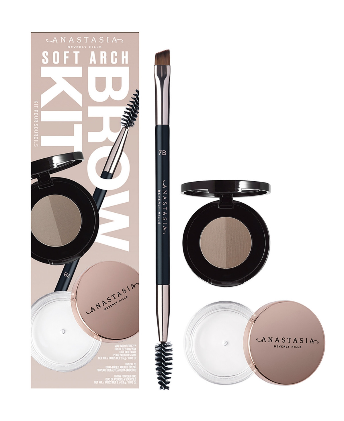 Anastasia Beverly Hills 3-Pc. Soft Arch Brow Set, Full Size - Medium Brown | Macy's