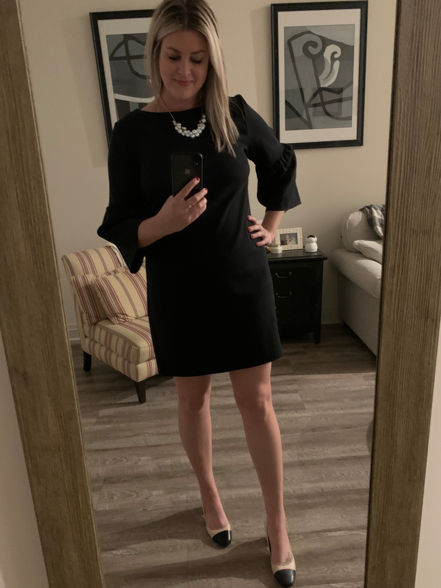 [professional, wedding guest, formal outfit]