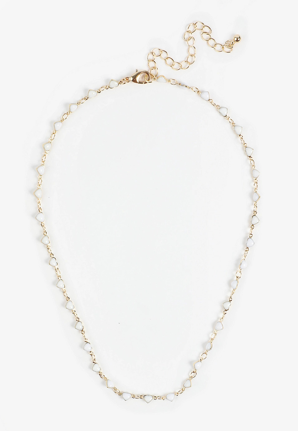 Everyday Layers Gold Mini Heart Chain Necklace | Maurices