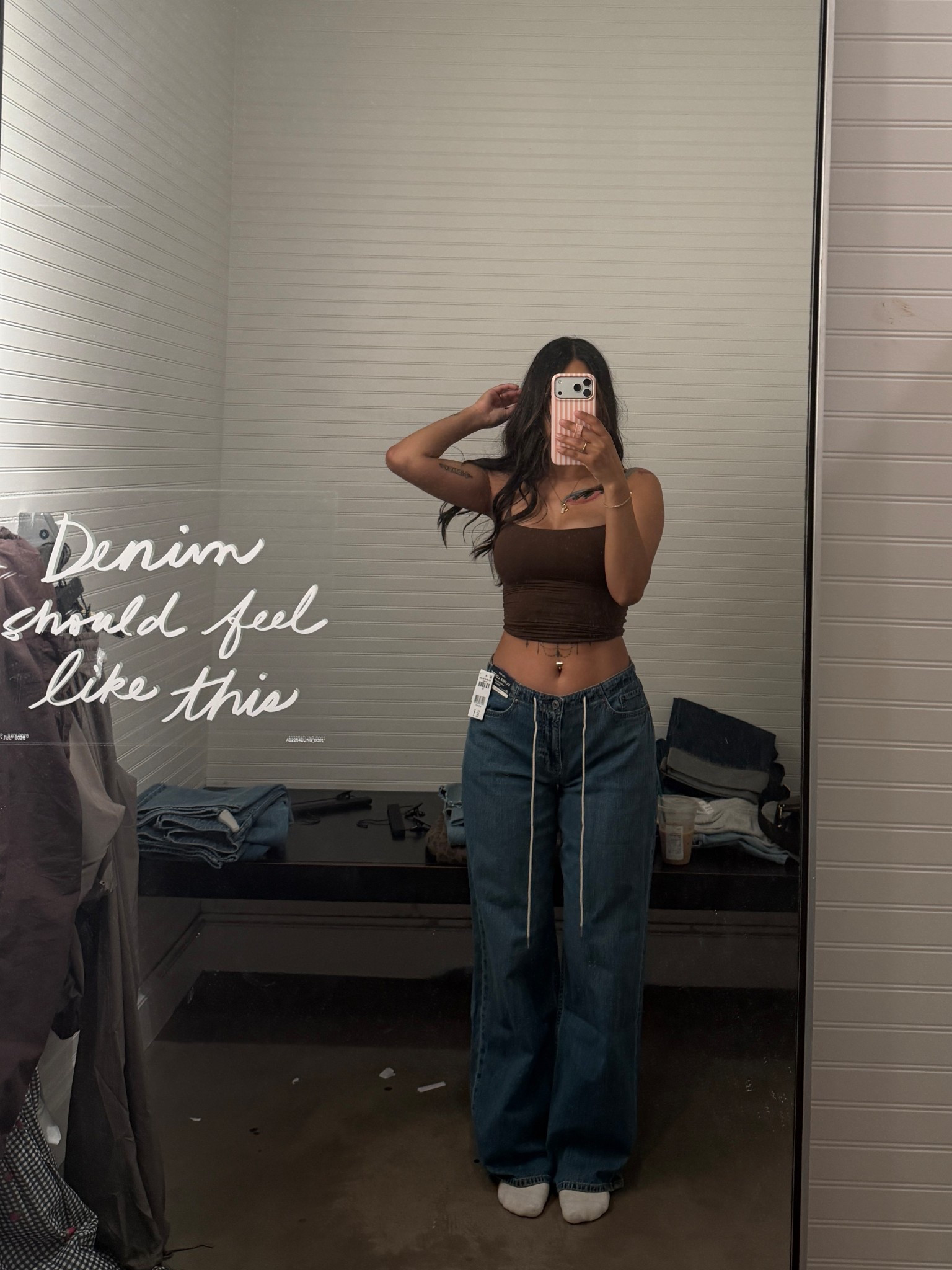 Wearing size 25 Reg. Fabric is so comfy! 

#LTKfitnessgoals #LTKSaleAlert #LTKootd