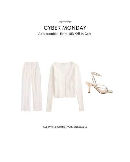 Abercrombie cyber Monday all white outfit for the holidays! 

#LTKSeasonal #LTKCyberWeek #LTKfindsunder100