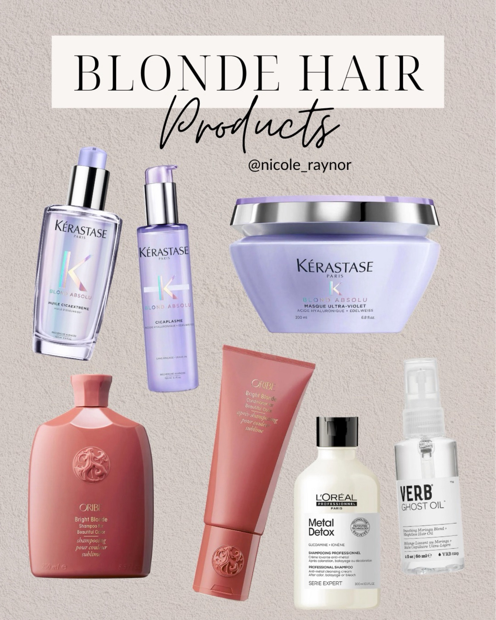 The best hair care products for blondes!
