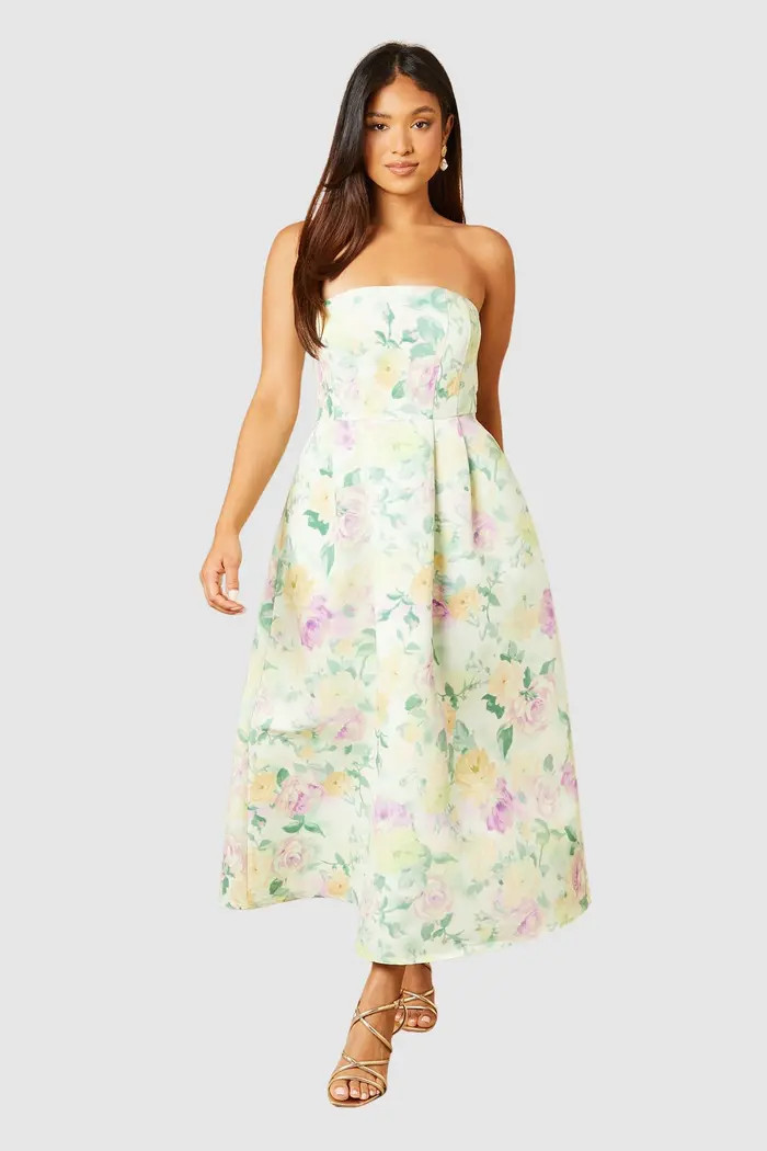 Oasis Petite Occasion Strapless Mini Dress | Nordstrom | Nordstrom