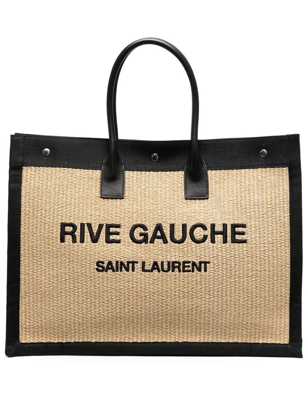 Rive Gauche straw tote bag | Farfetch (US)