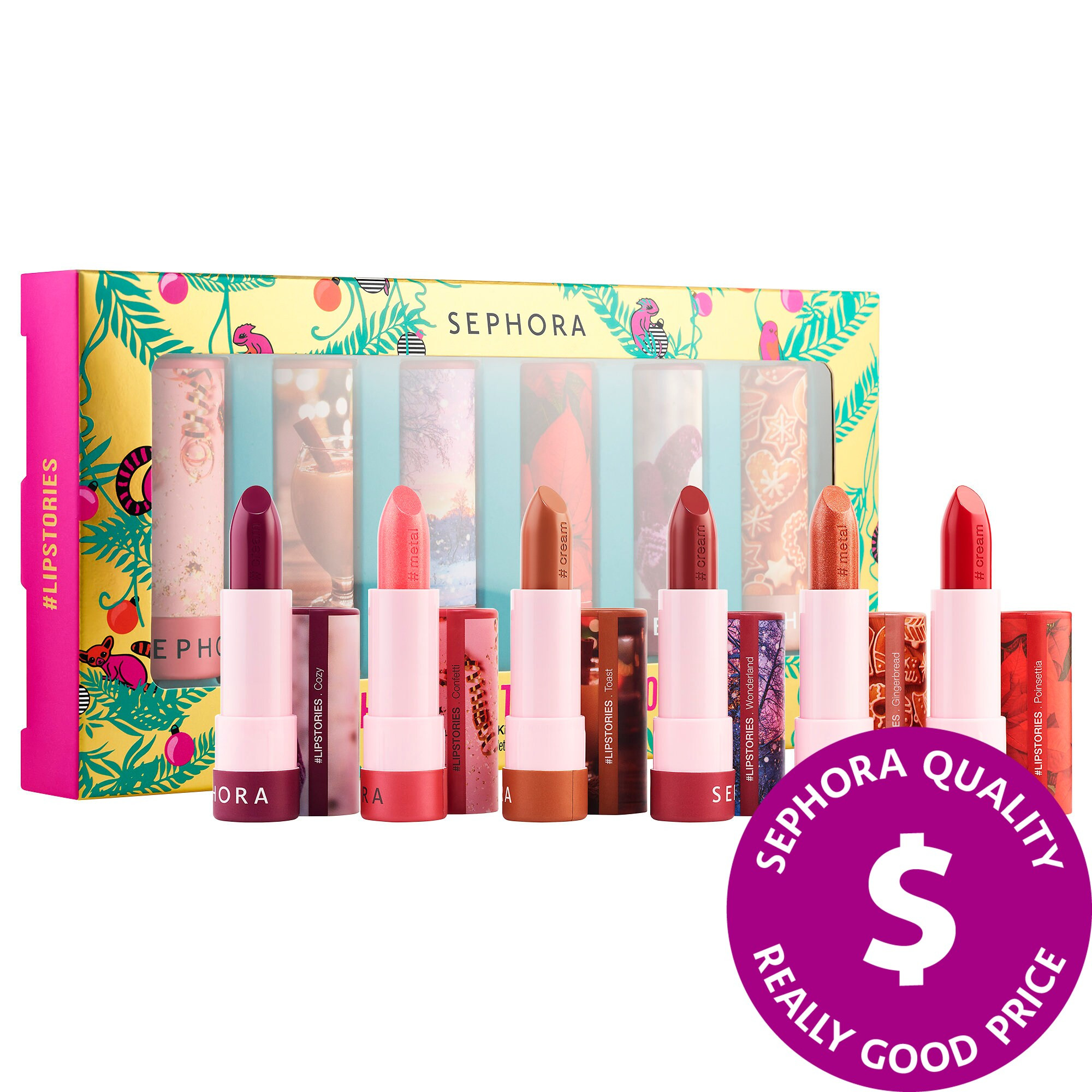 SEPHORA COLLECTION Under the Mistletoe #Lipstories Lipstick Set | Sephora (US)