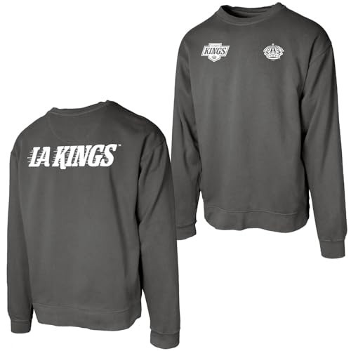 Blue 84 Los Angeles Kings NHL Officially Licensed Crewneck Sweatshirt Ringspun Front/Back, Medium Team Color | Amazon (US)