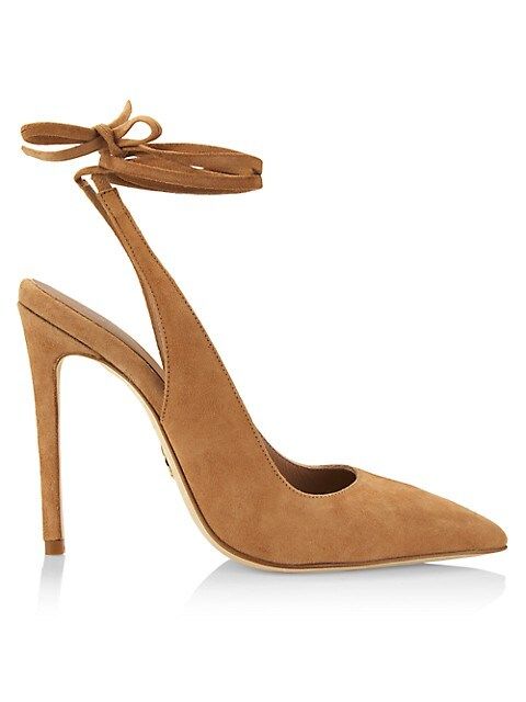 Brother Vellies Ribbon Suede Lace-Up Pumps | Saks Fifth Avenue