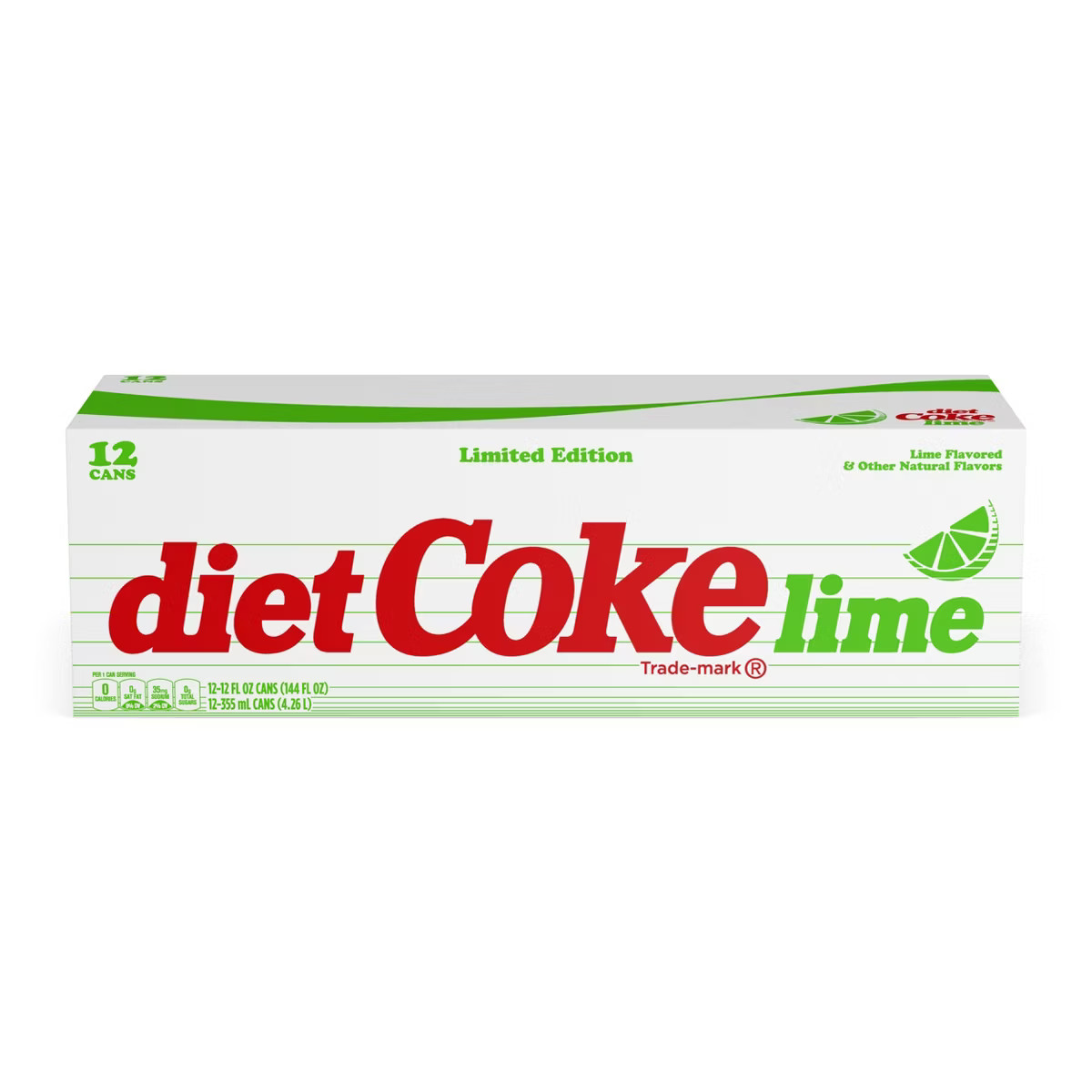 Diet Coke Lime Soda 12pk/ 12 fl oz Cans | Target