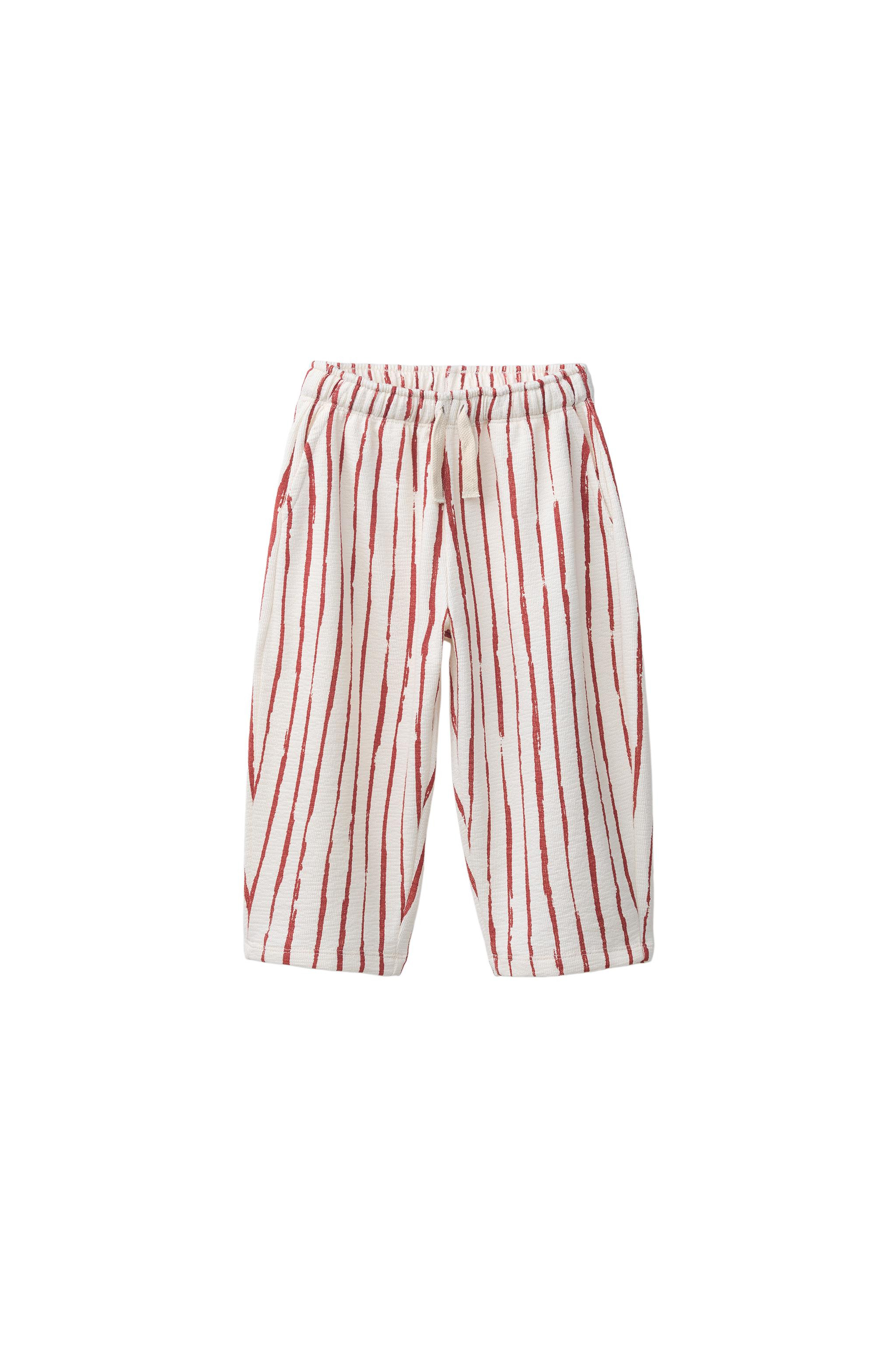 STRIPED BALLOON TROUSERS | Zara UK
