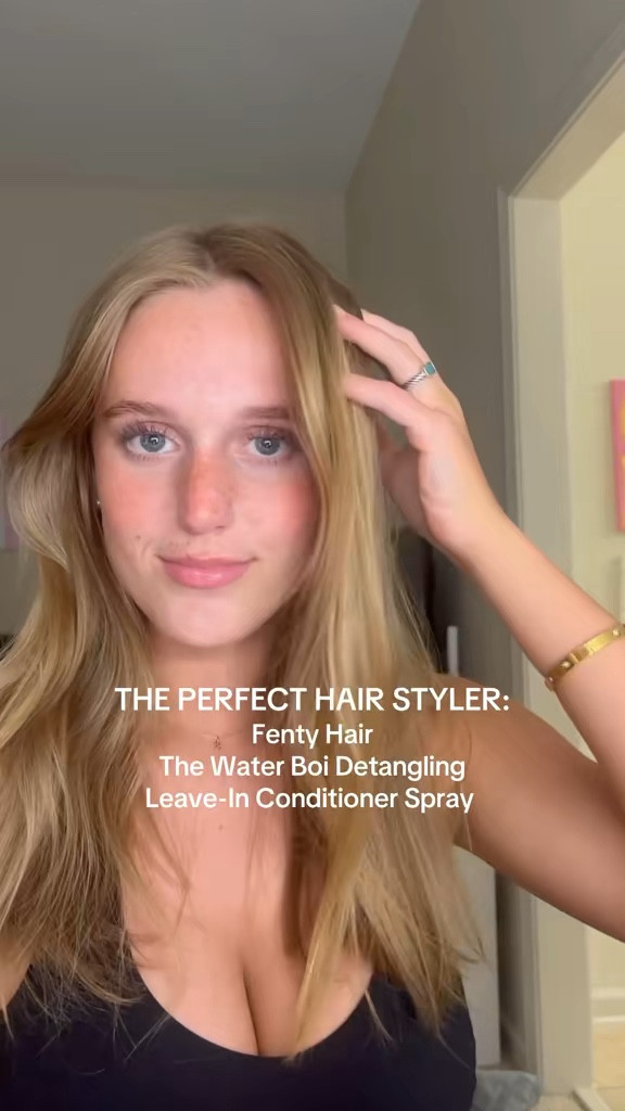 The perfect product to add to your haircare routine🤗 Fenty Hair’s Water Boi Detangling Leave-In Conditioner  

#LTKBeauty #LTKGiftGuide #LTKFindsUnder50