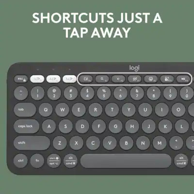 Logitech - Pebble Keys 2 Slim TKL Wireless Scissor Keyboard for Windows, macOS, iPadOS, Chrome - ... | Best Buy U.S.