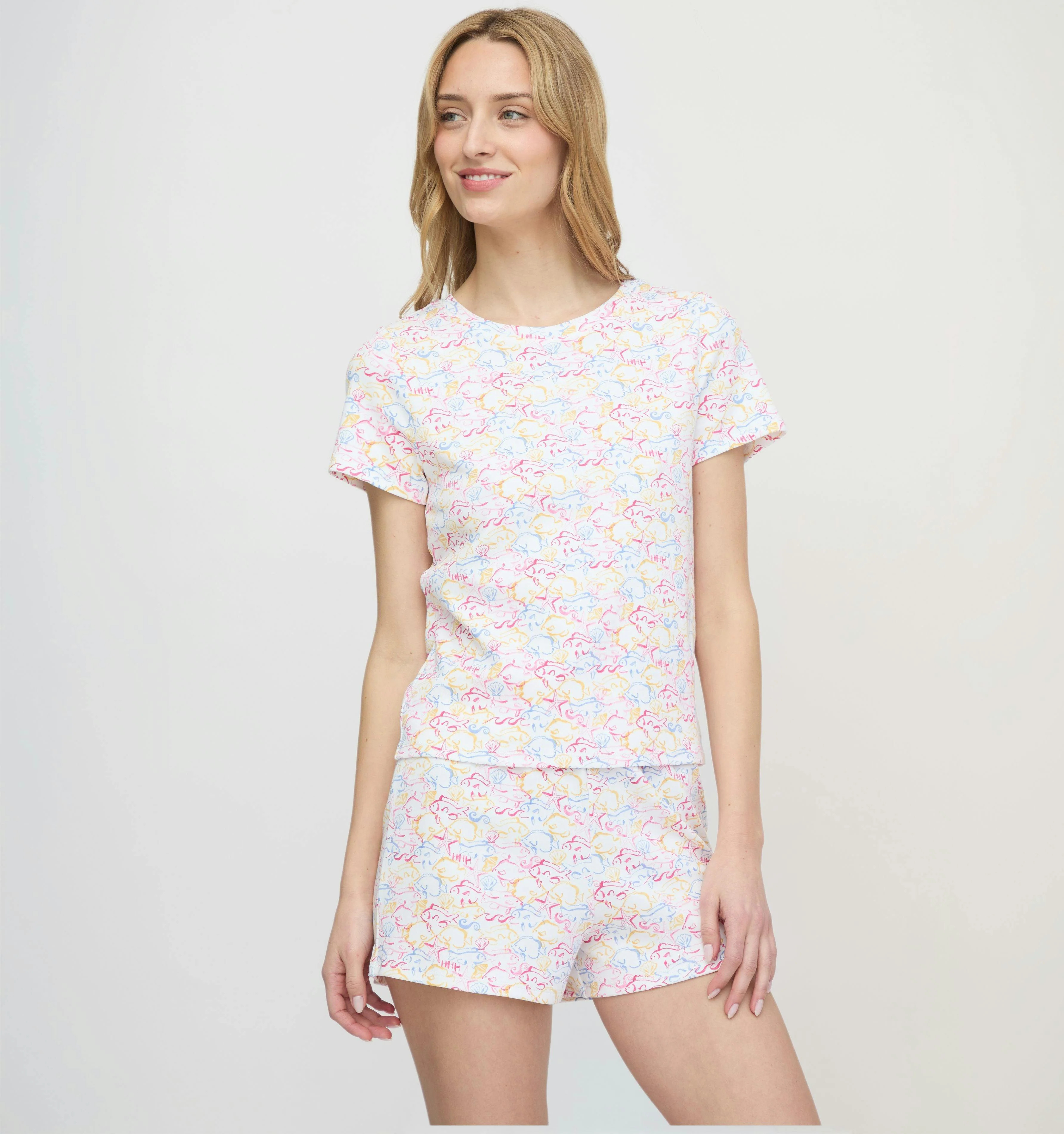 The Nina Pajama Set - Camo Fish Camo Fish / M | Maisonette