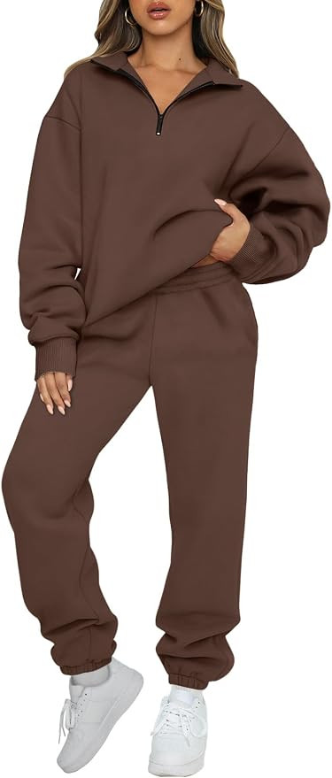 AUTOMET Women's Sweatsuits 2 Piece Outfits Lounge Sets | Amazon (US)