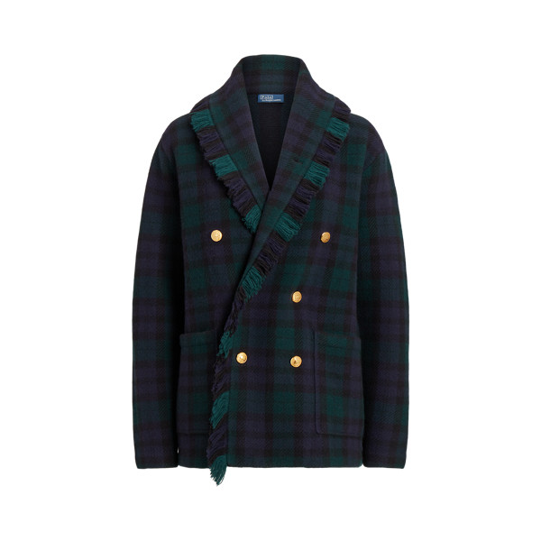 Plaid Double-Breasted Wool Blazer | Ralph Lauren (UK)