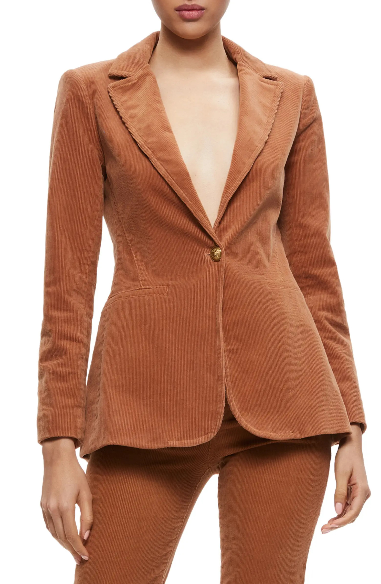 Macey Corduroy One-Button Blazer | Nordstrom Rack