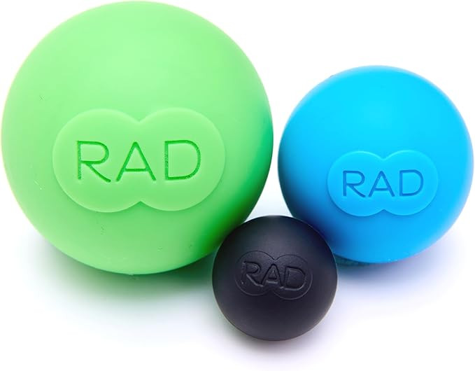 RAD Rounds – Extra Soft Yoga Deep Tissue Massage Ball Set – Myofascial Release Balls for Feet... | Amazon (US)