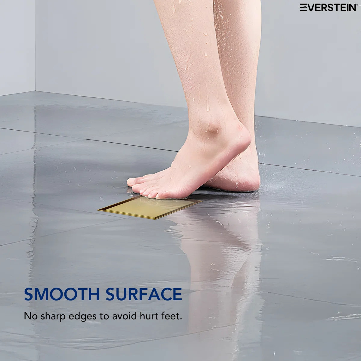 4 Inches Square Shower Drain SFS-3065-GD | Wayfair North America