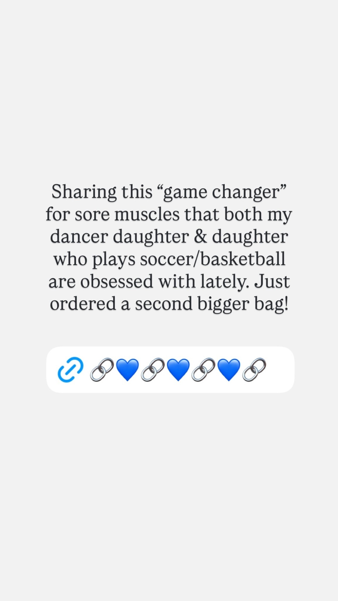 Sharing this “game changer” for sore muscles that both my dancer daughter & daughter who plays soccer/basketball are obsessed with lately. Just ordered a second bigger bag!

#LTKGiftGuide #LTKActive #LTKSeasonal