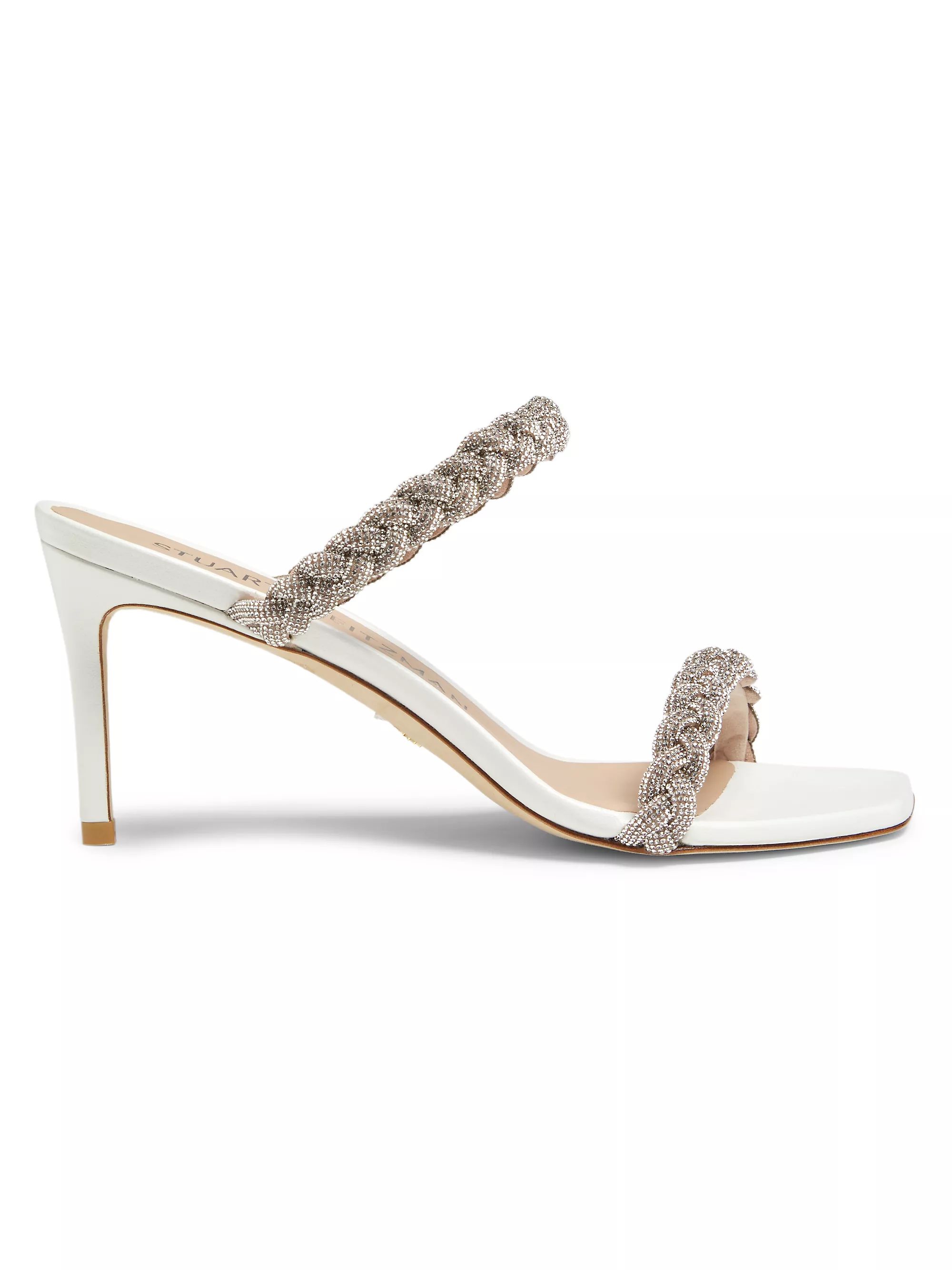Addison 75MM Lacquered Leather Sandals | Saks Fifth Avenue