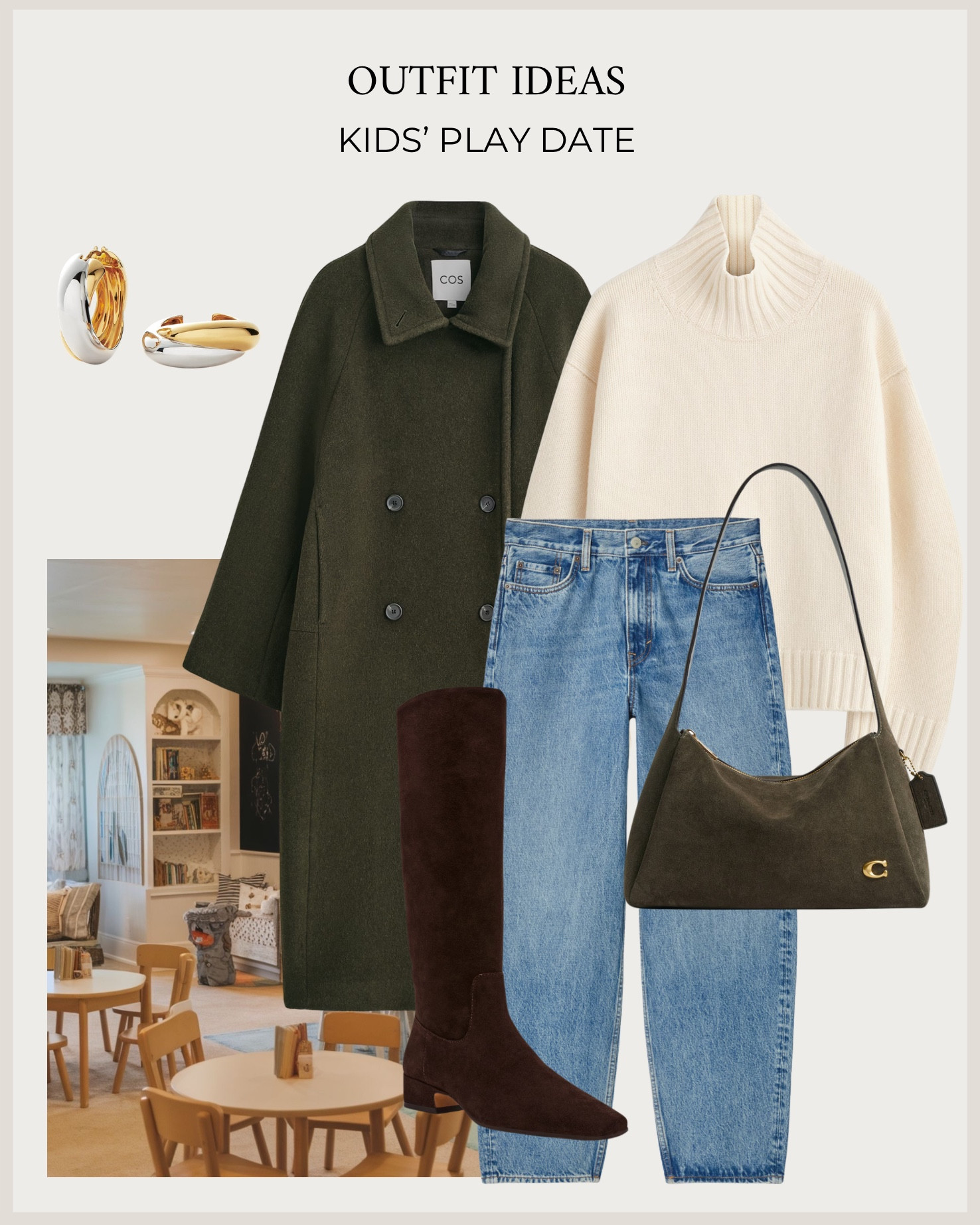 Winter outfit white jumper green coat 

#LTKstyletip #LTKwinter #LTKshoes